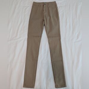 High Rise Women's Jeans - Tan